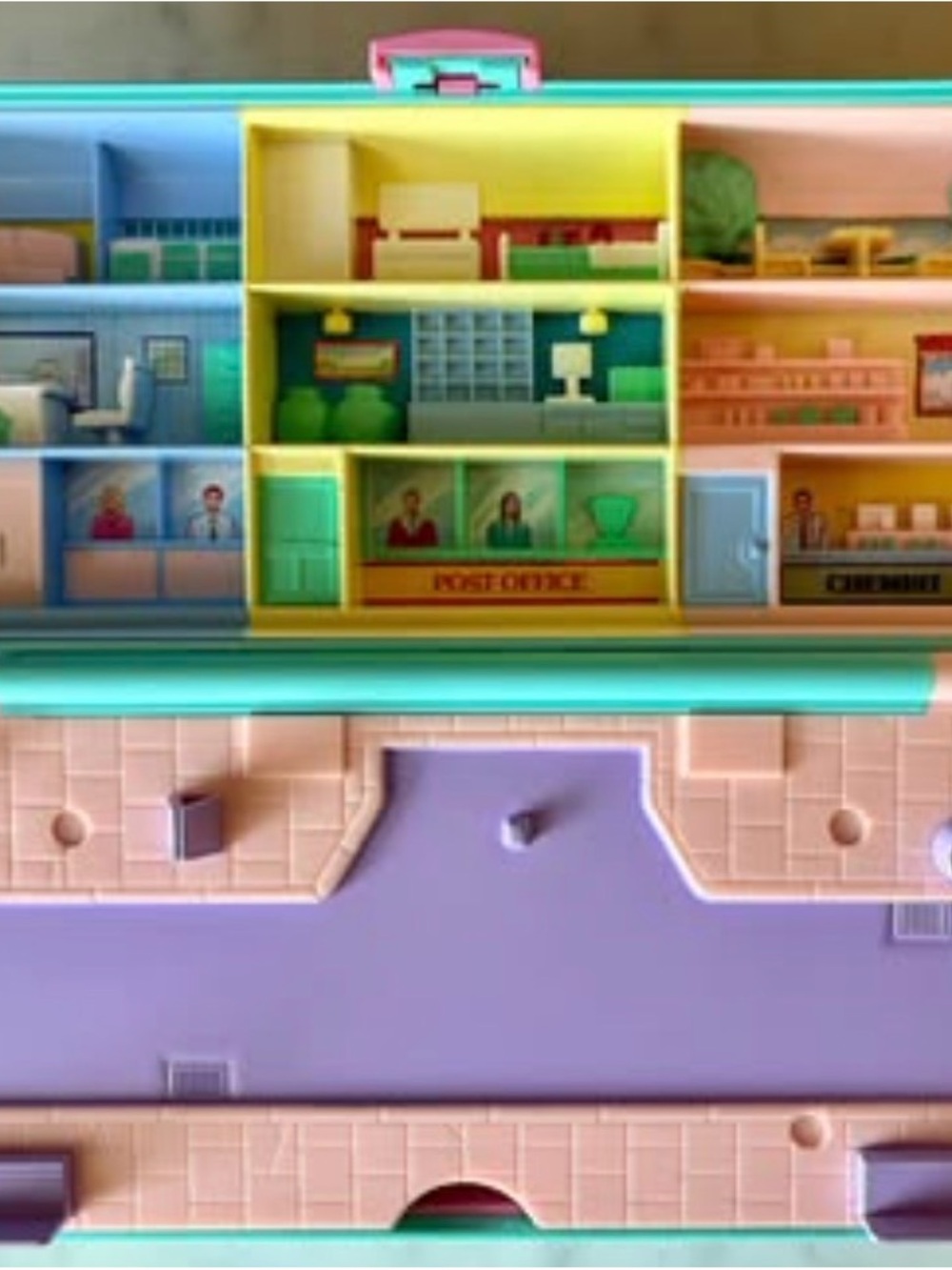 RARE High Street Polly Pocket Money Box from 1989. UK version £.